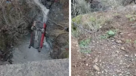 Aksident tragjik në vend! Makina bie nga ura dhe perfundon ne humnere, dyshohet se…