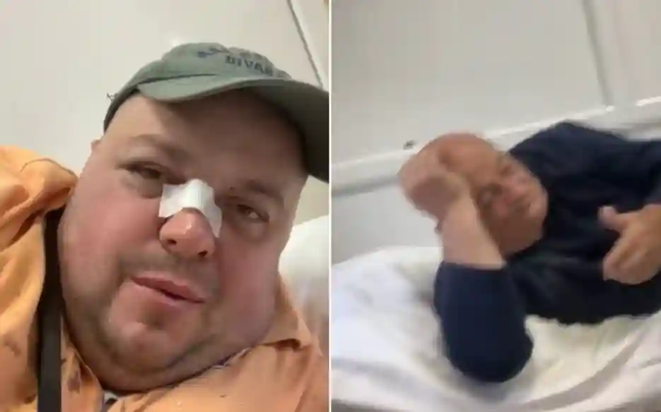 Genard Hajdini dhe babai i tij përfundojnë në spital, u rrahën me grushte nga…