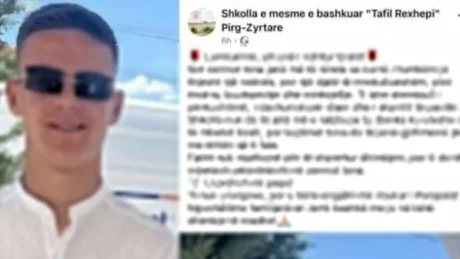 “Lamtumirë, ylli ynë i ndritur”, shkolla “Talif Rexhepi” mesazh të ndjerë për 14-vjeçarin e vr*rë në Maliq: U bëre engjëlli më i bukur i parajsës