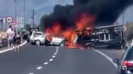 Del ekspertiza/ Tre shqiptarët në Greqi humbën jetën pasi makina shp*rtheu në flakë! Trupat kishin…