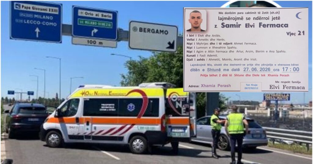 ‘Si do të të përcjell nëna ty o bir’/ Aksidenti tragjik i mori jetën, përcillet për në banesën e fundit 21 vjecari
