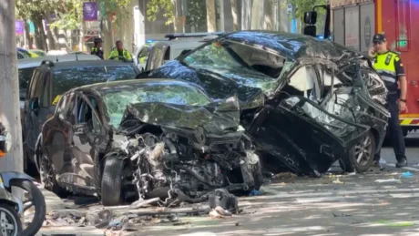 Tentoi t’i arratisej policisë, shoferi përplaset me makinën që priste në semafor. 2 të vd*kur dhe 1 i pl*gosur