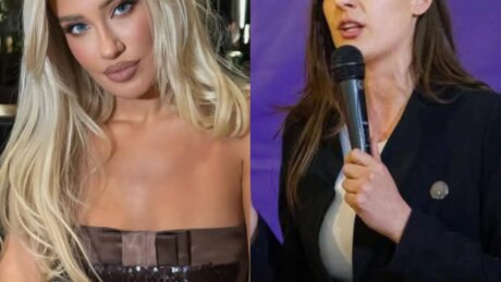 Dalin pamjet/ Përplasje e fortë mes Dea Mishel dhe Zeqine Caushit