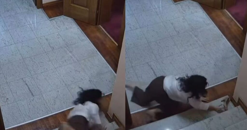 Incident në Kuvend: Këshilltarja rrëzohet shkallëve teksa përpiqej të ndalte Shehajn